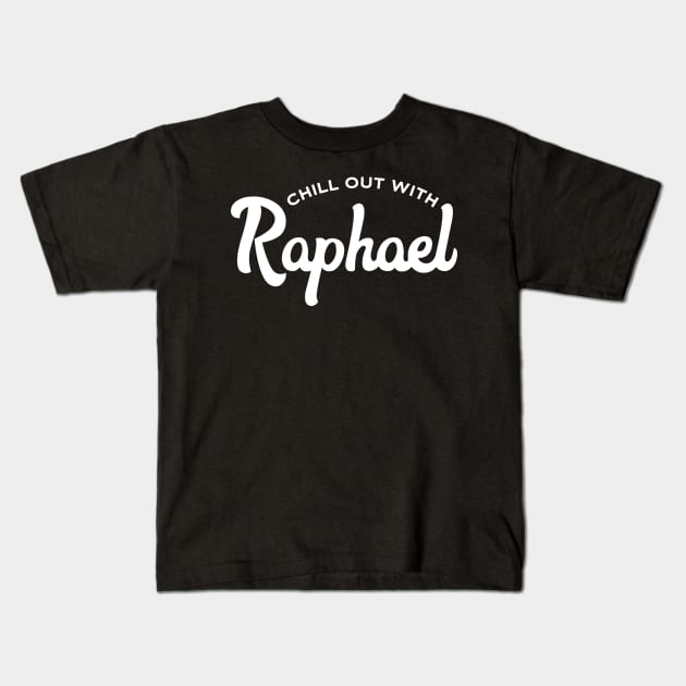 Chill Out with Raphael Kids T-Shirt by jazzworldquest